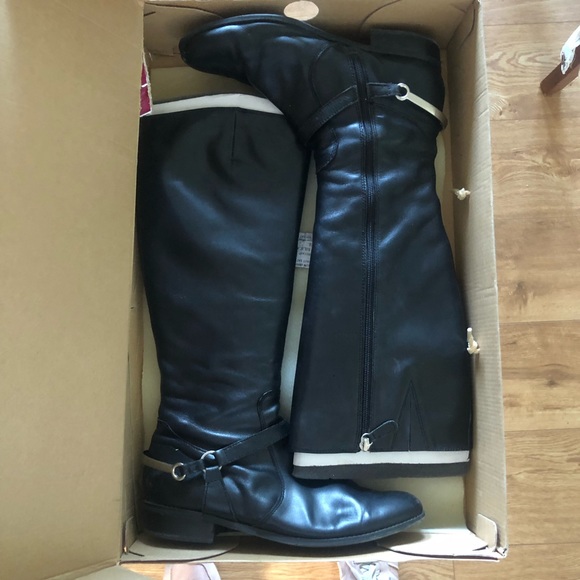 Diana Ferrari leather knee high boots - Picture 9 of 10